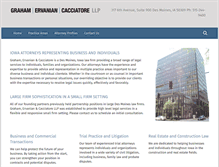 Tablet Screenshot of grahamlawiowa.com